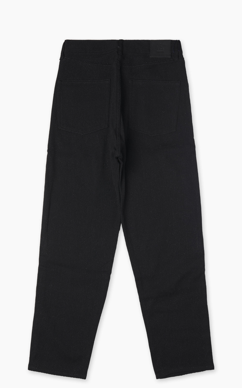 Japan Blue JBJE1525 Sashiko Wide Tapered Pants Black