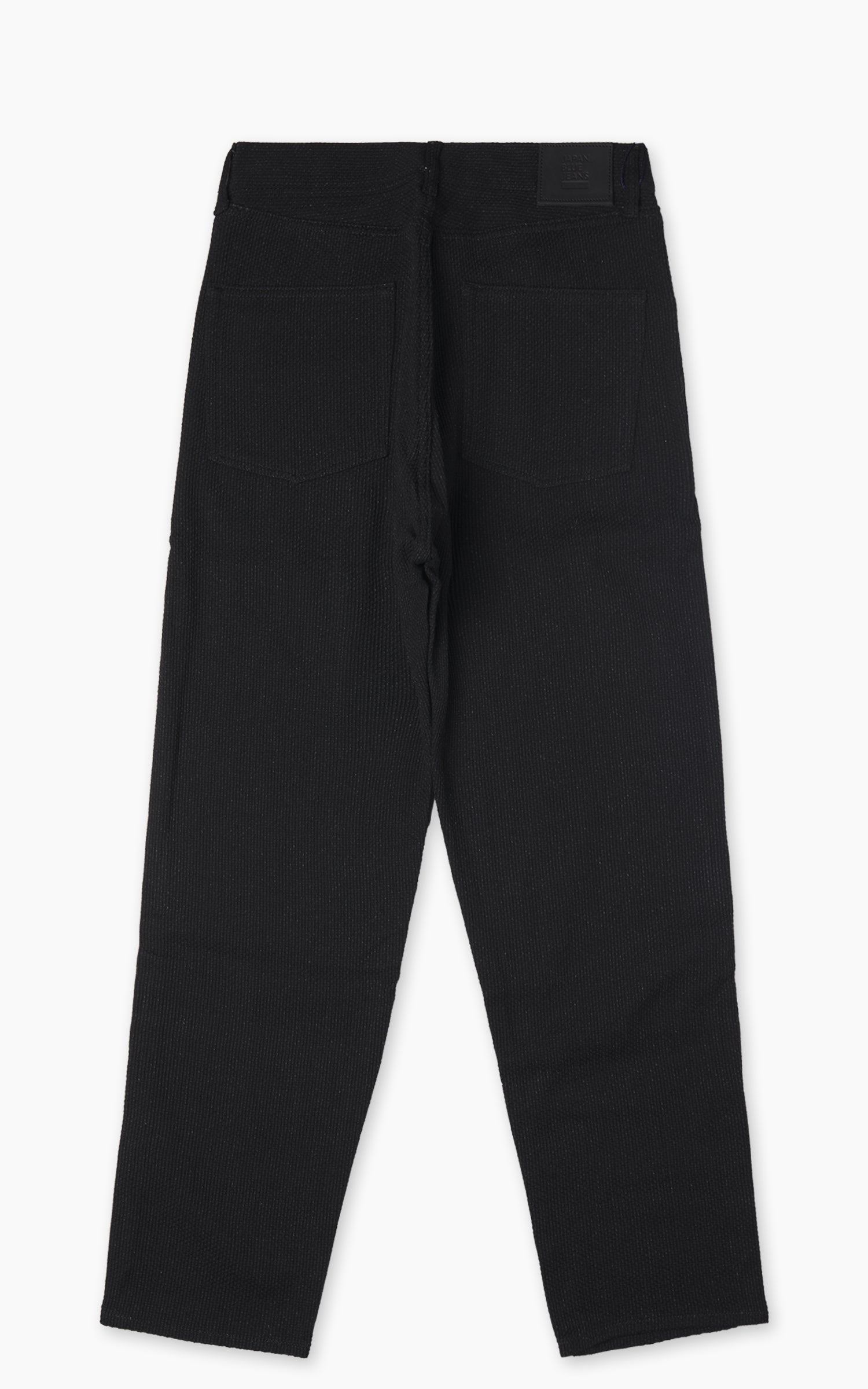 Japan Blue JBJE1525 Sashiko Wide Tapered Pants Black