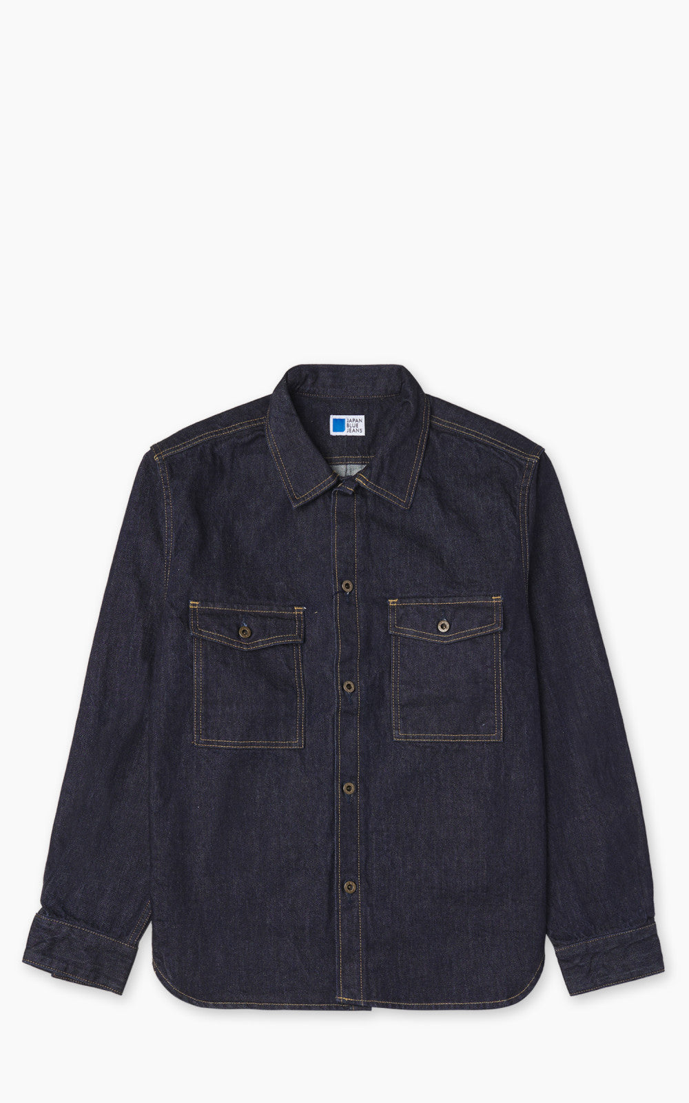 Japan Blue JBLS1017 Denim CPO Shirt Indigo 13oz