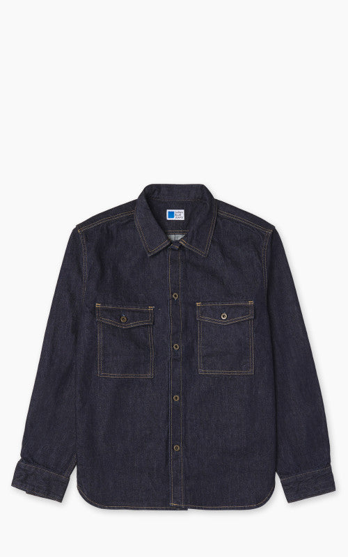 Japan Blue JBLS1017 Denim CPO Shirt Indigo 13oz