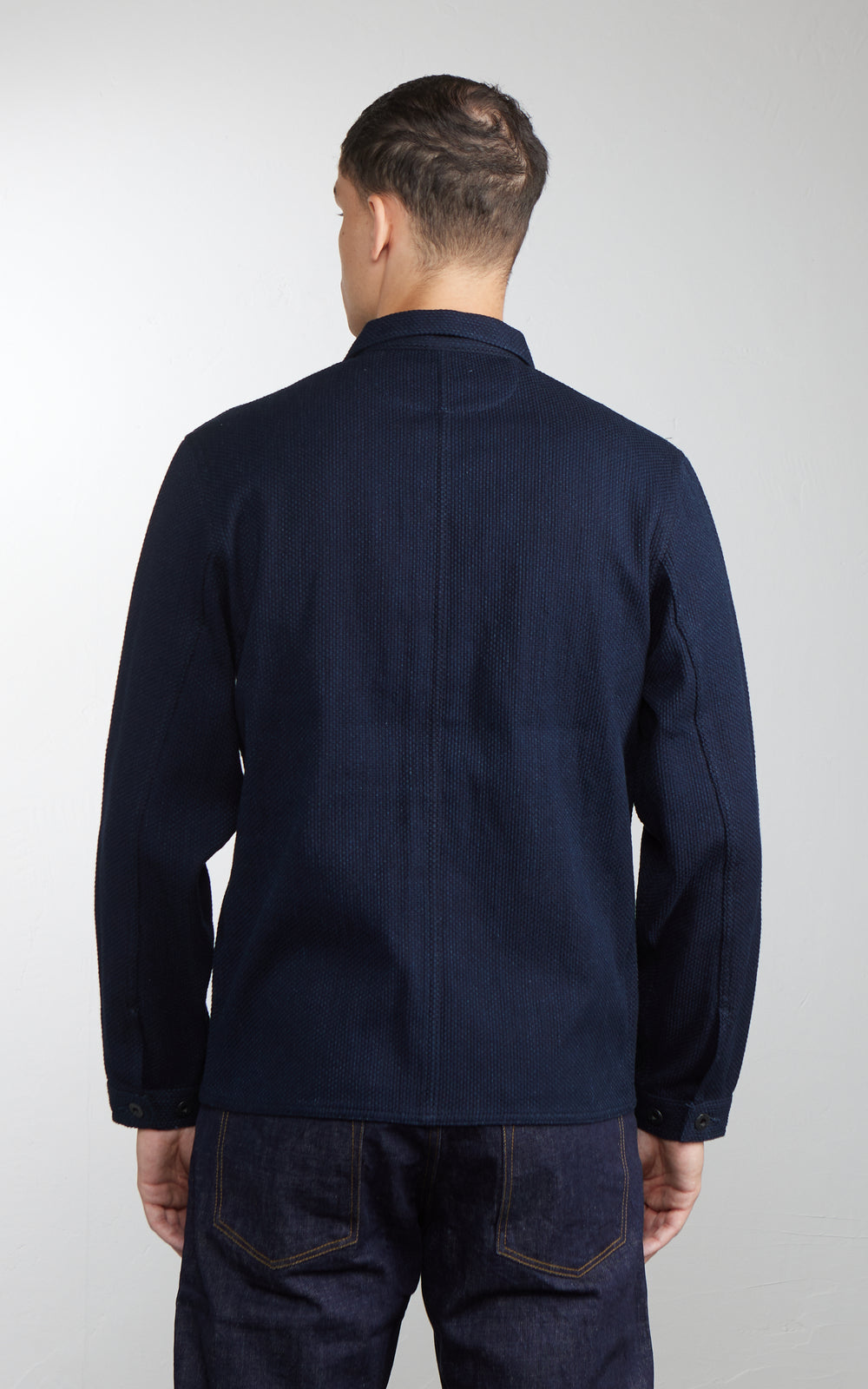 Japan Blue JBOT1304 Sashiko Coverall Jacket Indigo 11oz