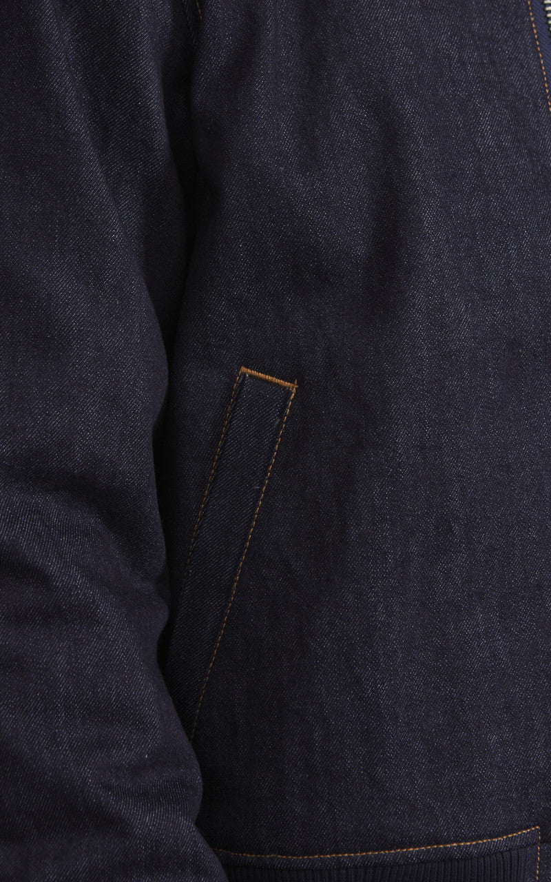 Japan Blue JBOT1307 Denim Bomber Jacket Indigo 13oz