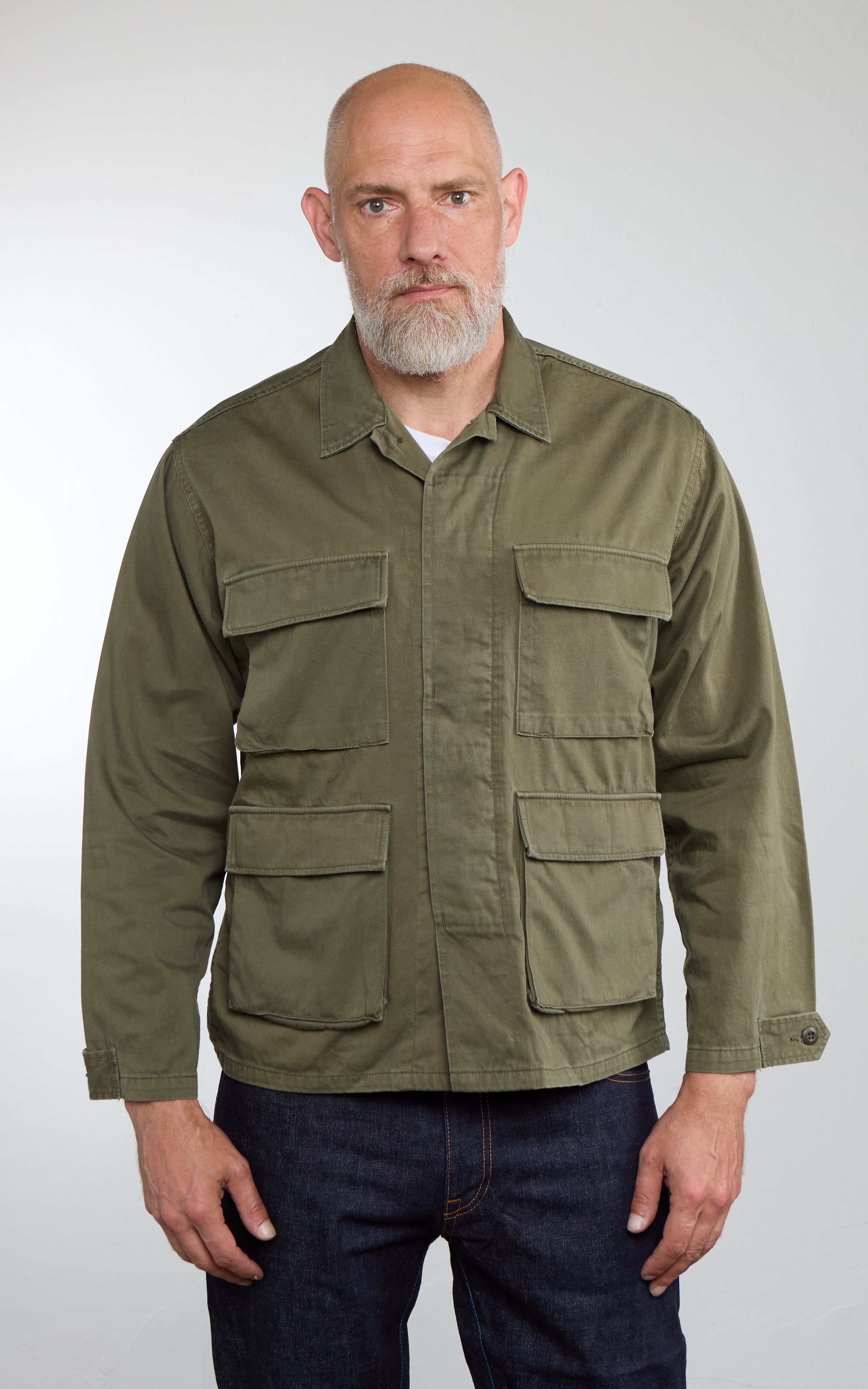 Japan Blue JBOT1329 Fatigue Jacket Olive Drab