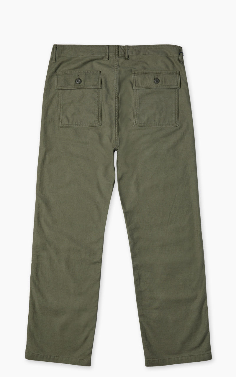 Japan Blue JBPT1000 Military Back Sateen Baker Pants Olive Drab