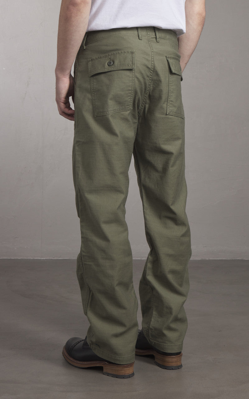 Japan Blue JBPT1000 Military Back Sateen Baker Pants Olive Drab