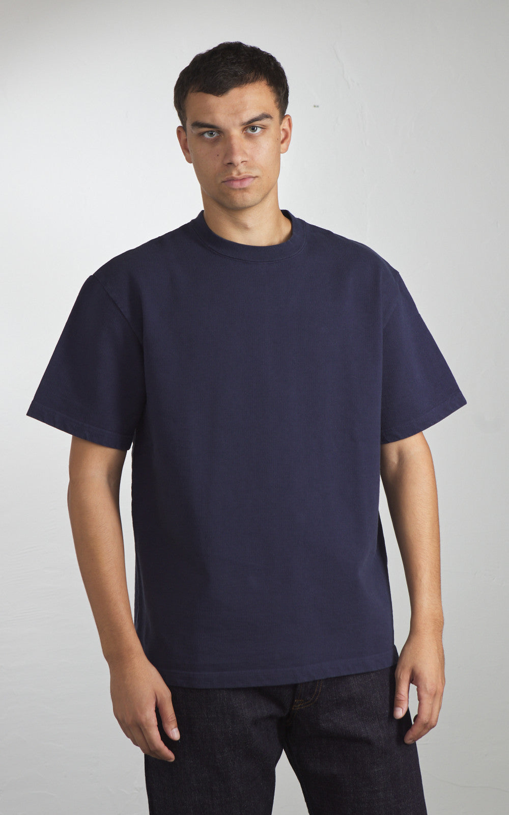 Japan Blue JBTS1020 Inlay S/S T-Shirt Navy