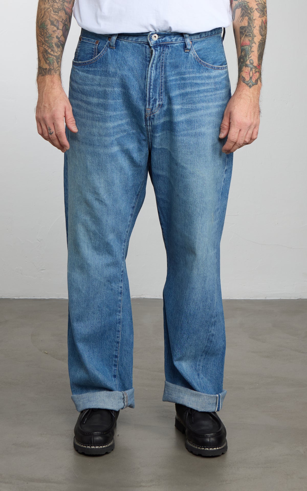 Japan Blue JMJA2101 ReDESIGN Skew Straight Jeans Dark Indigo