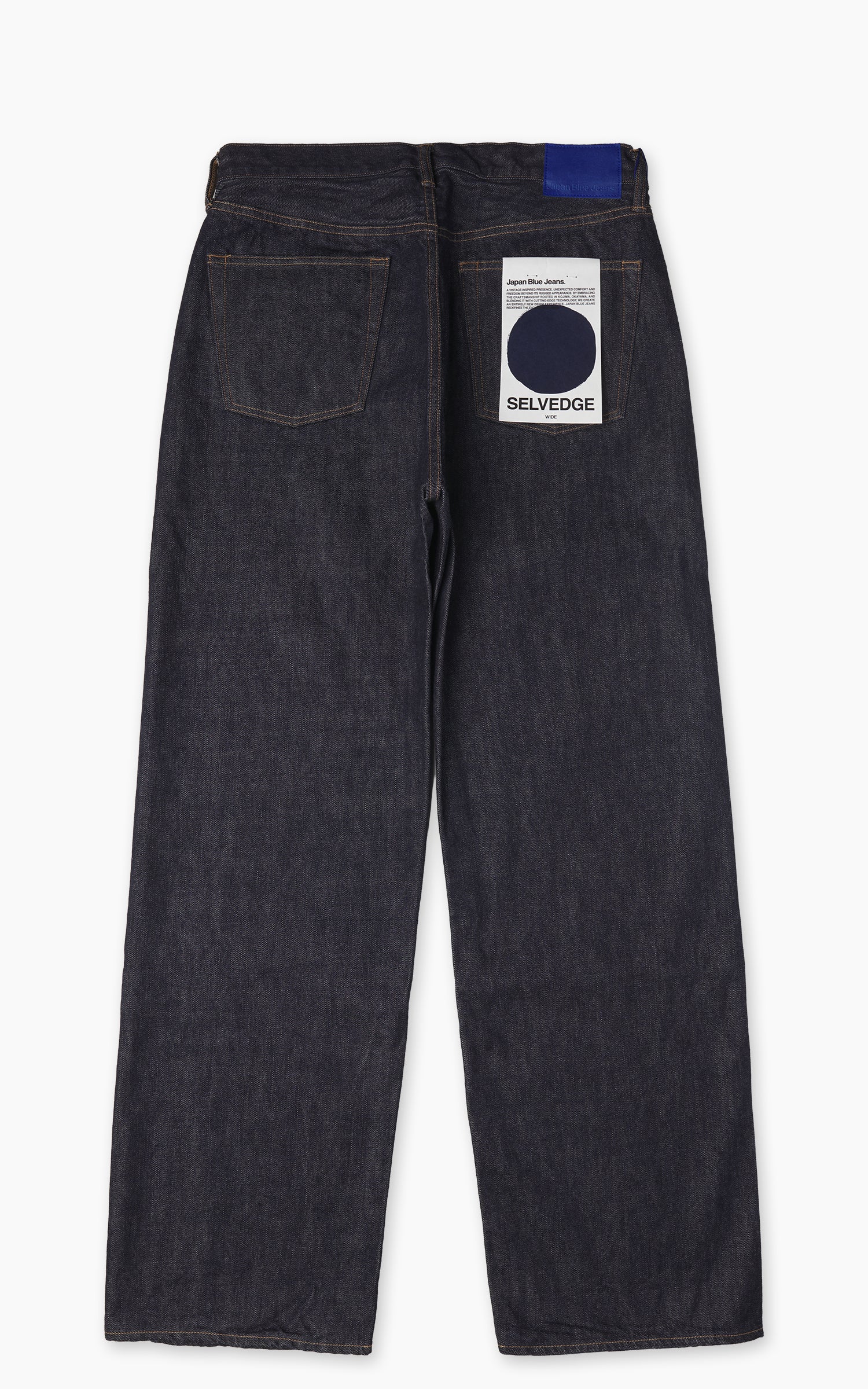 Japan Blue JMJE1301 Selvedge Wide Jeans Indigo 14oz