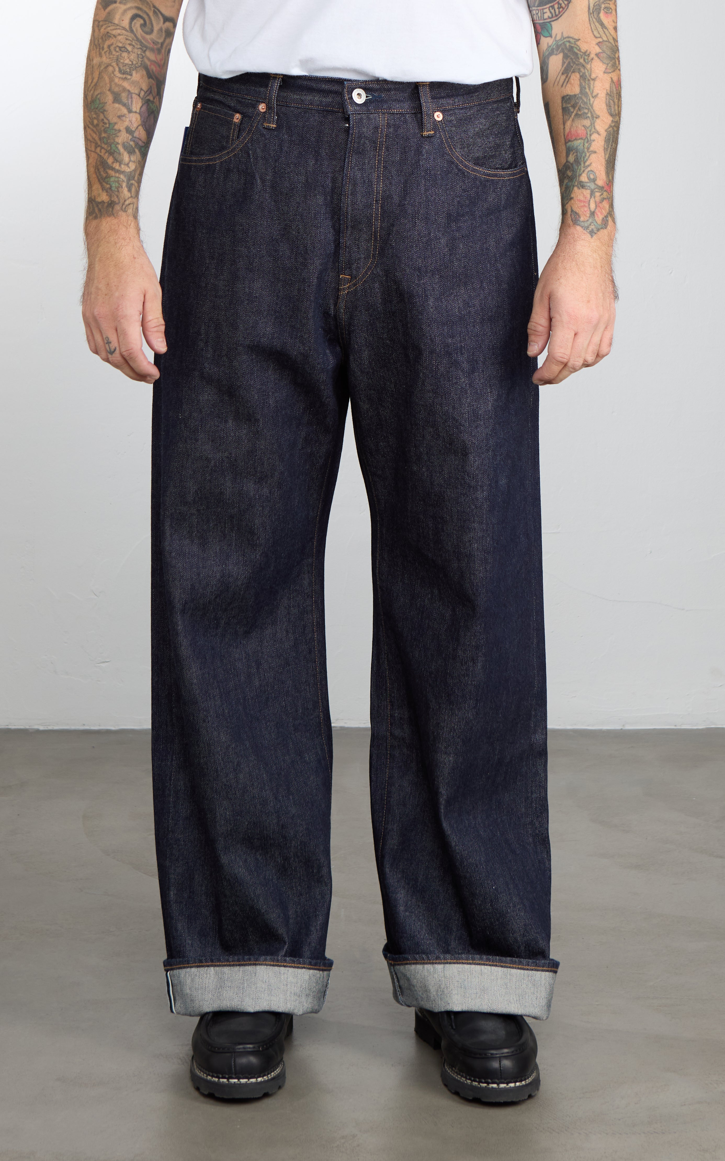 Japan Blue JMJE1301 Selvedge Wide Jeans Indigo 14oz