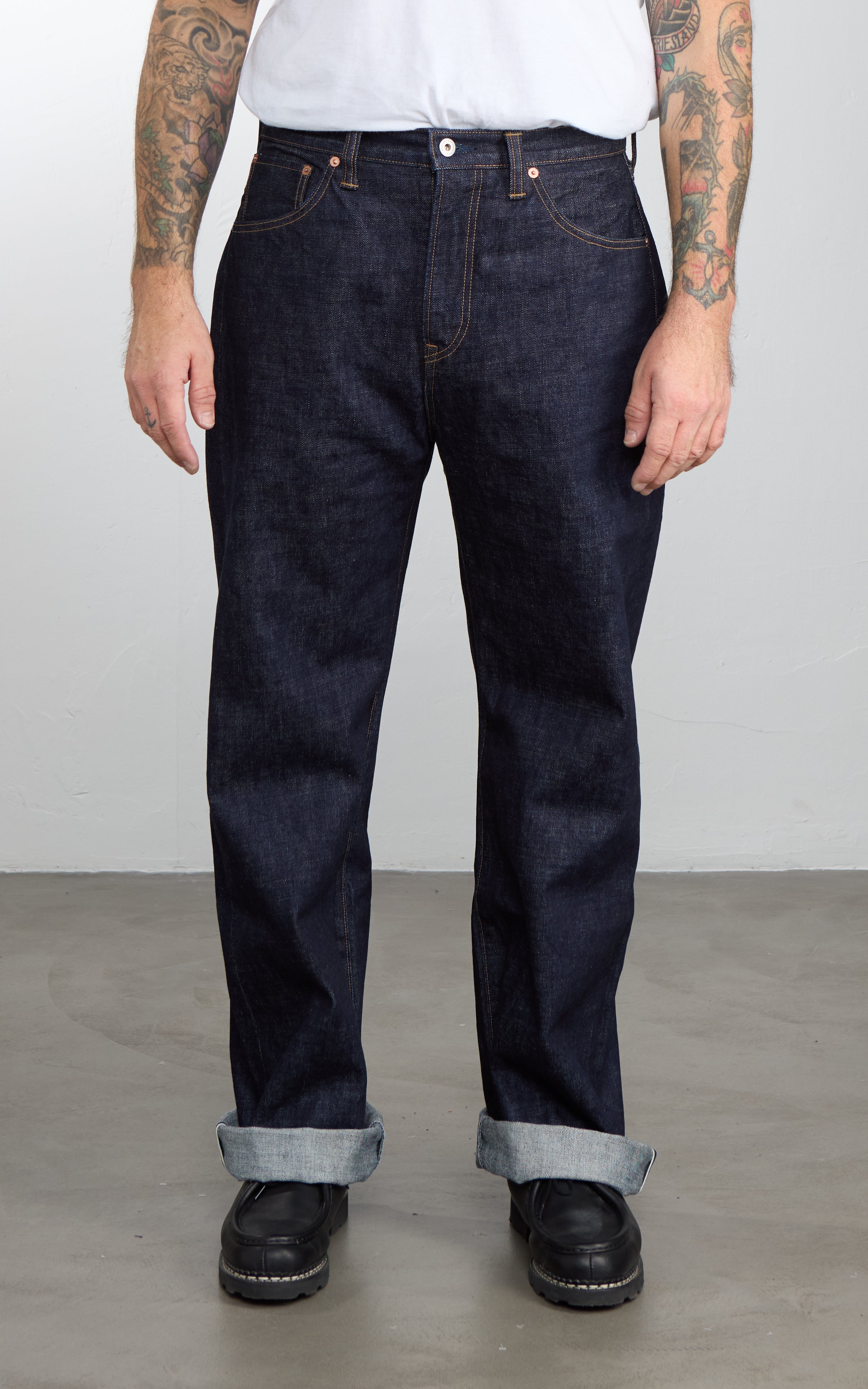 Japan Blue JMJE1901 Selvedge Loose Jeans Indigo 14oz