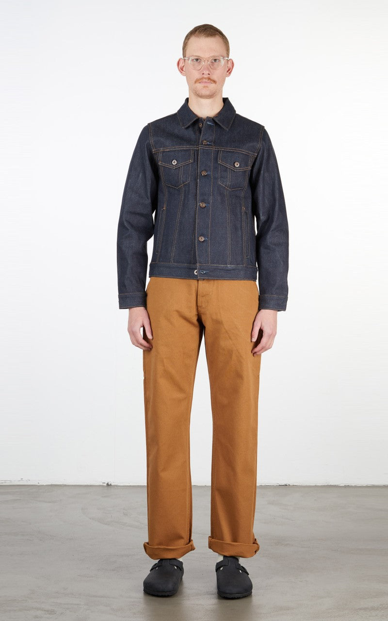 Tellason Jean Jacket Blanked Lined Selvedge Denim 16.5oz