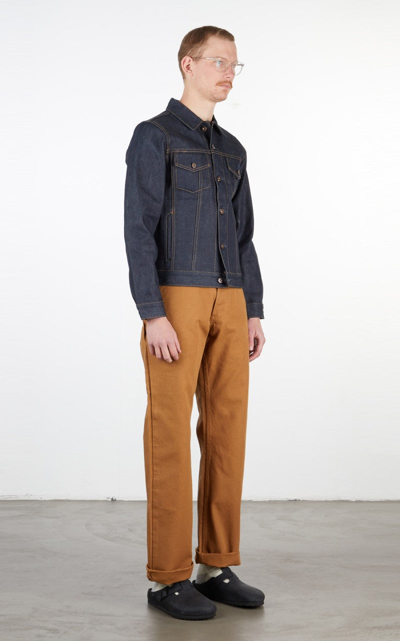 Tellason Jean Jacket Blanked Lined Selvedge Denim 16.5oz