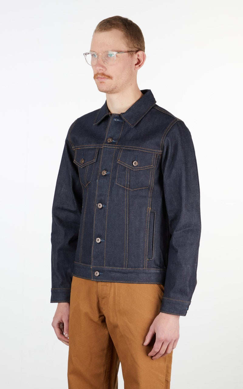 Tellason Jean Jacket Blanked Lined Selvedge Denim 16.5oz