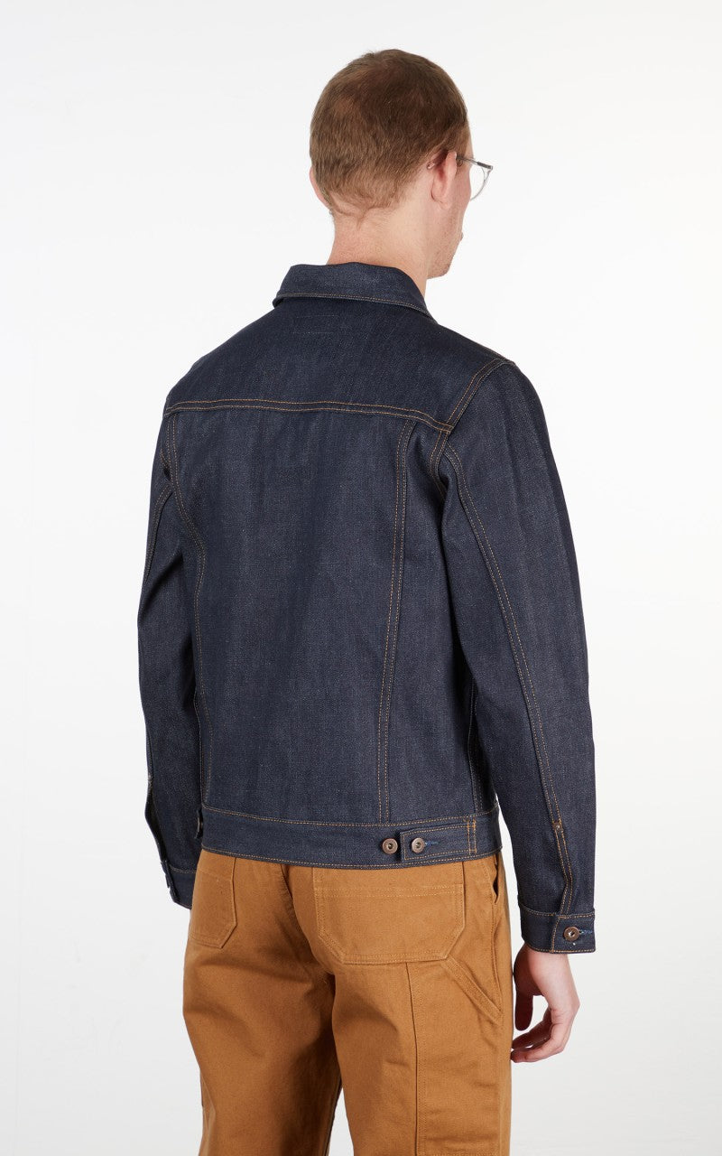 Tellason Jean Jacket Blanked Lined Selvedge Denim 16.5oz