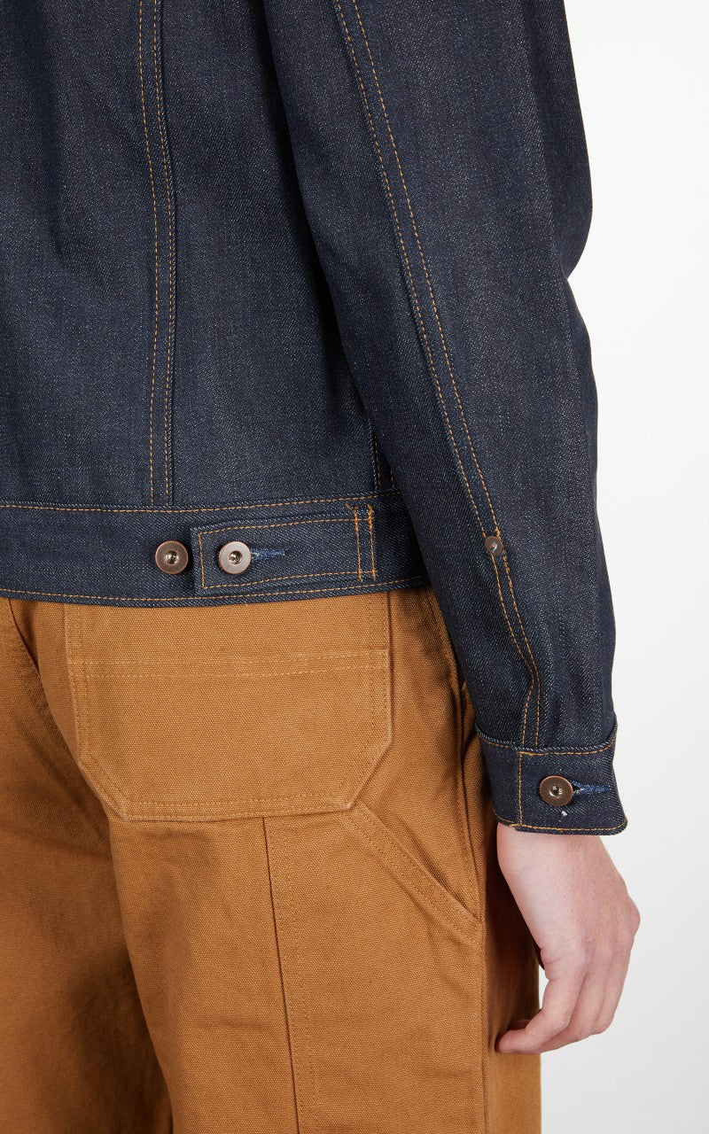 Tellason Jean Jacket Blanked Lined Selvedge Denim 16.5oz