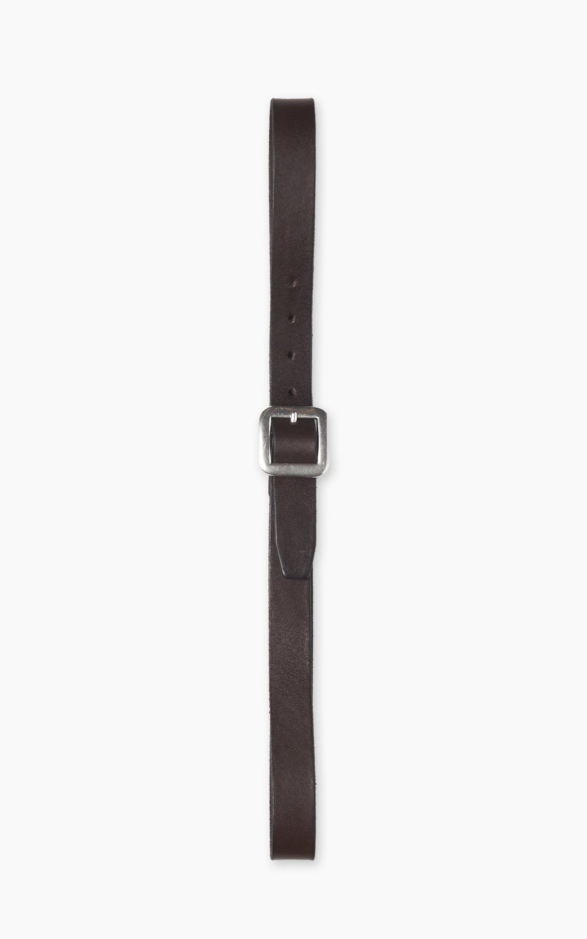 Jean Dessel Heavy Square Buckle Belt 3cm Dark Brown