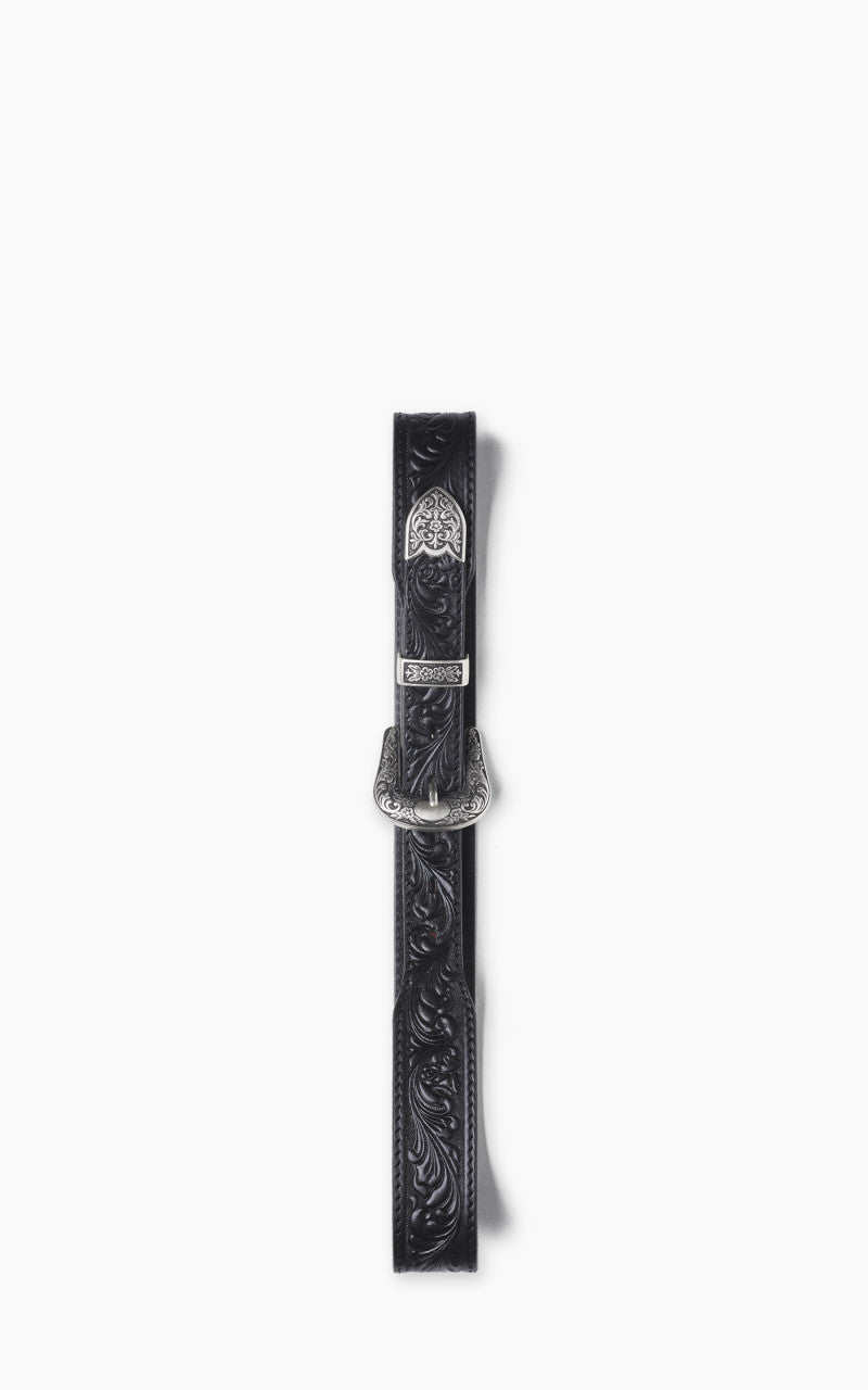 Jean Dessel Western Belt Zamac Buckle Ornaments Black