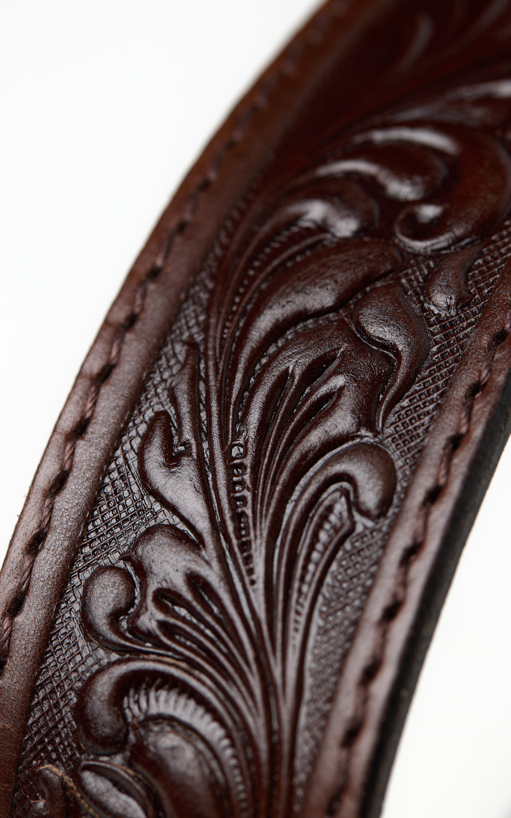 Jean Dessel Western Belt Zamac Buckle Ornaments Brown