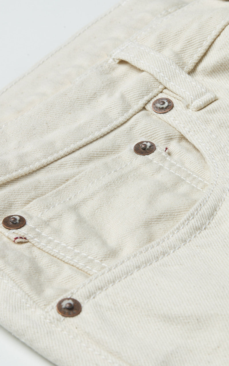 Fortela John 965 Selvedge Jeans Off White 12.5oz