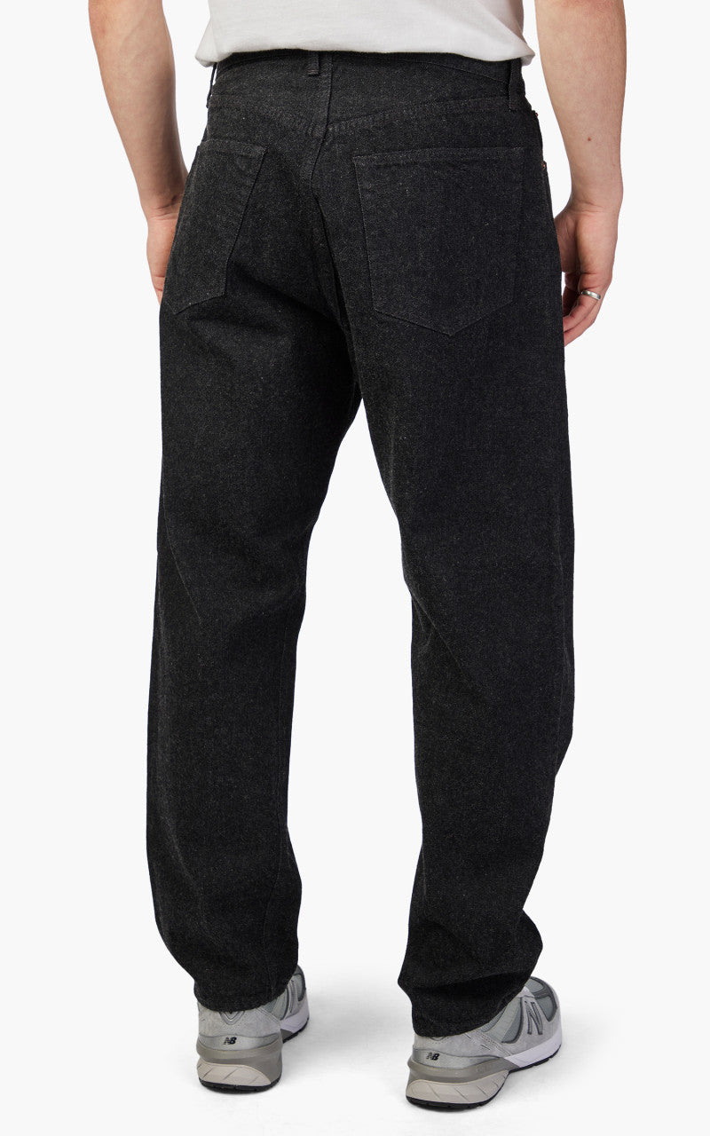 Kaptain Sunshine 5P Zipper Front Denim Pants Black One Wash