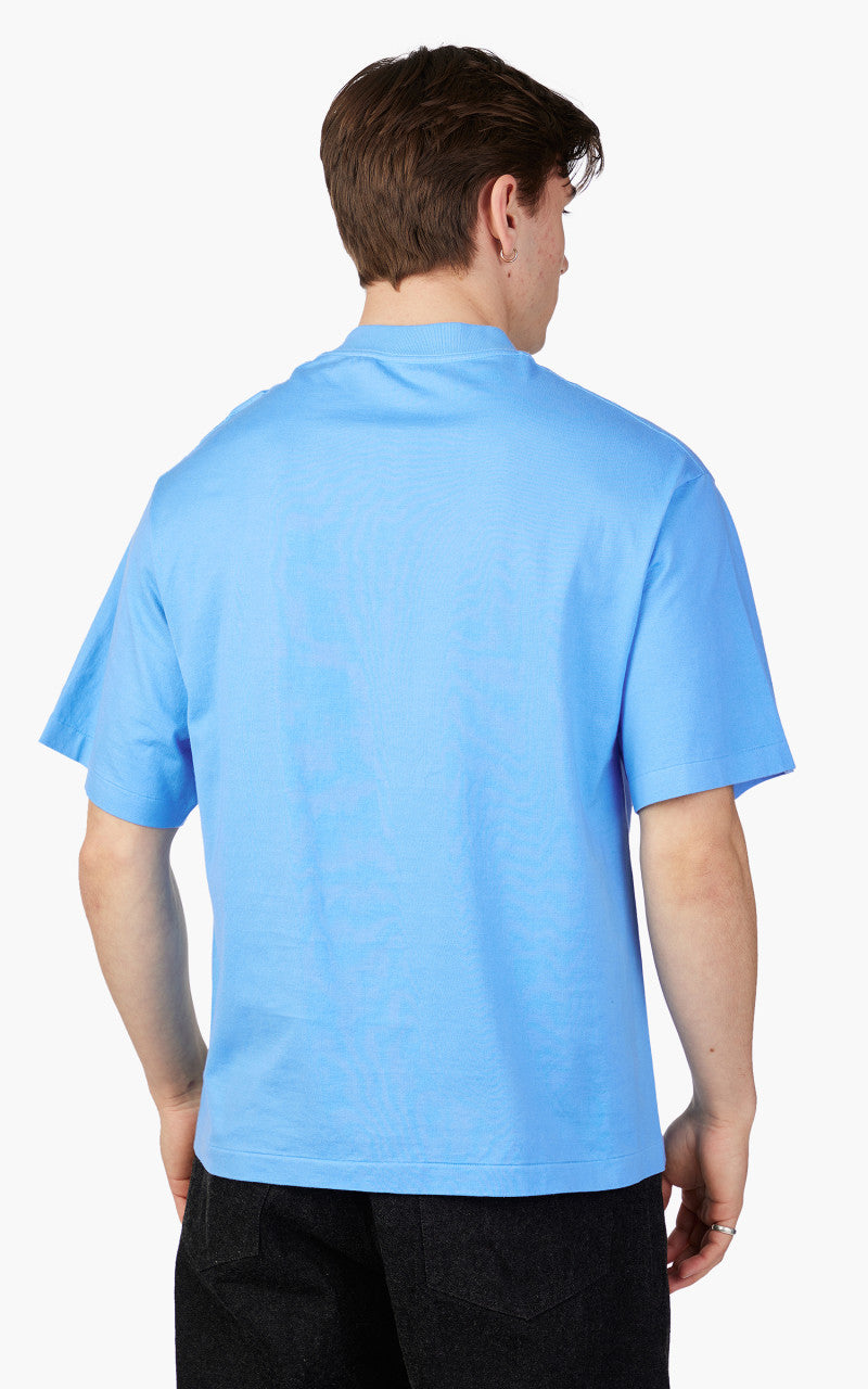 Kaptain Sunshine Suvin Supima Tube Tee Light Sax Blue