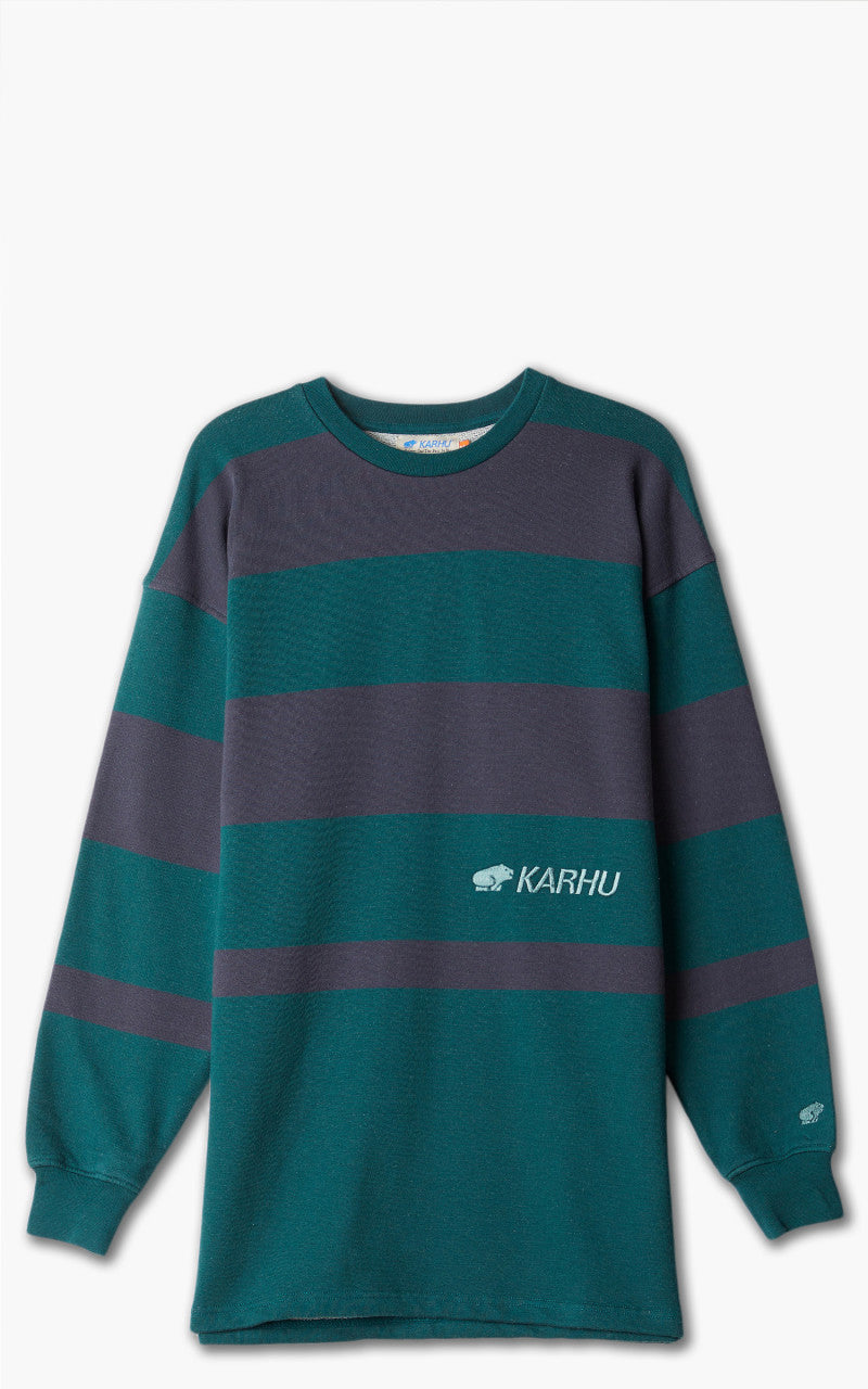 Karhu Uni Striped Sweatshirt June Bug/India Ink