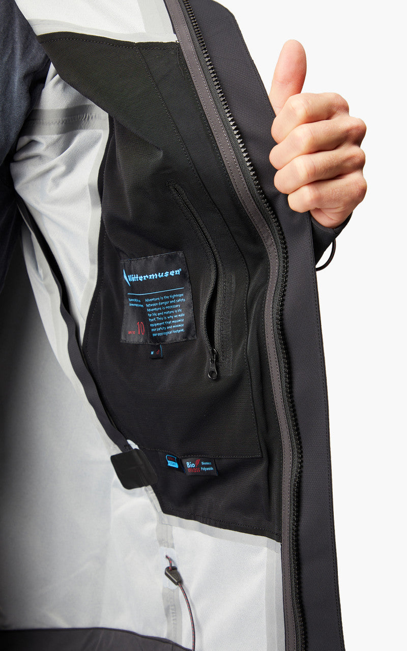 Klättermusen Allgrön 2.0 Cutan® Waterproof Jacket Raven Black