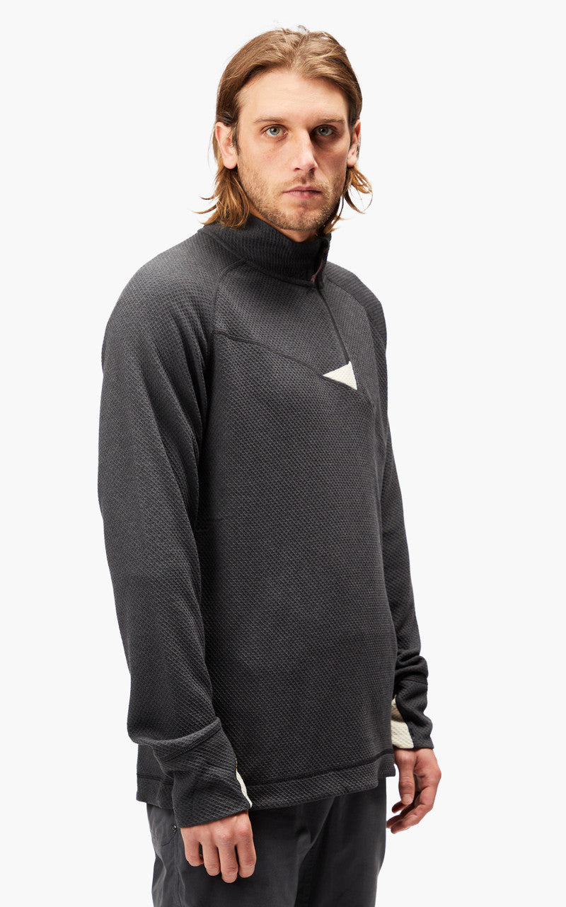 Klättermusen Huge Half Zip Sweater Raven-White Clay