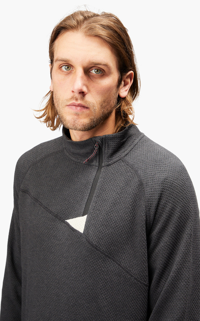 Klättermusen Huge Half Zip Sweater Raven-White Clay