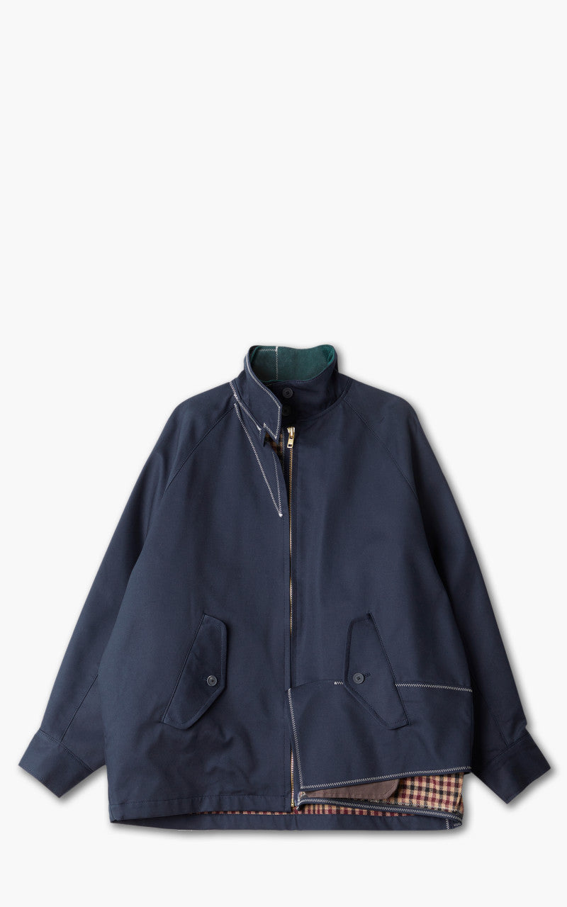 Kolor 22WCM-G04105 Jacket C-Navy Blue