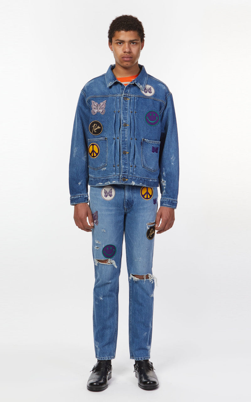Needles Assorted Patches Jean Jacket Indigo