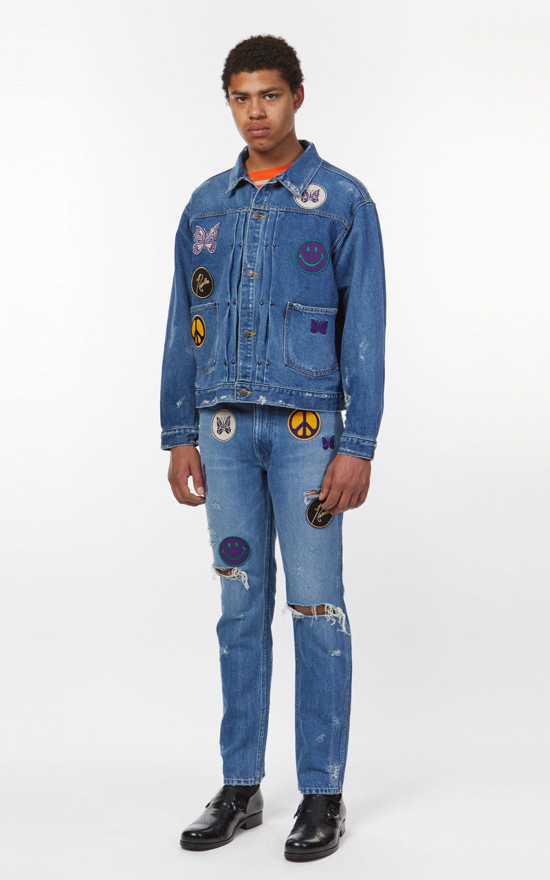 Needles Assorted Patches Jean Jacket Indigo