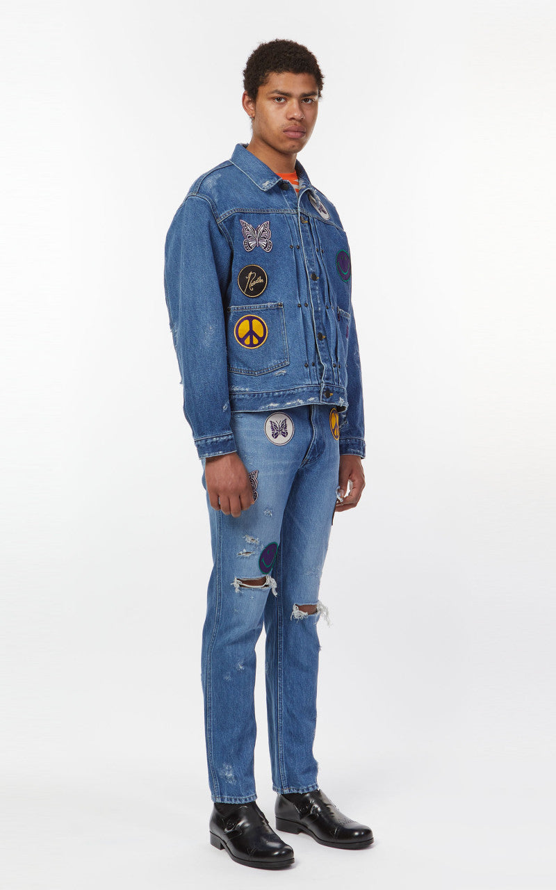 Needles Assorted Patches Jean Jacket Indigo