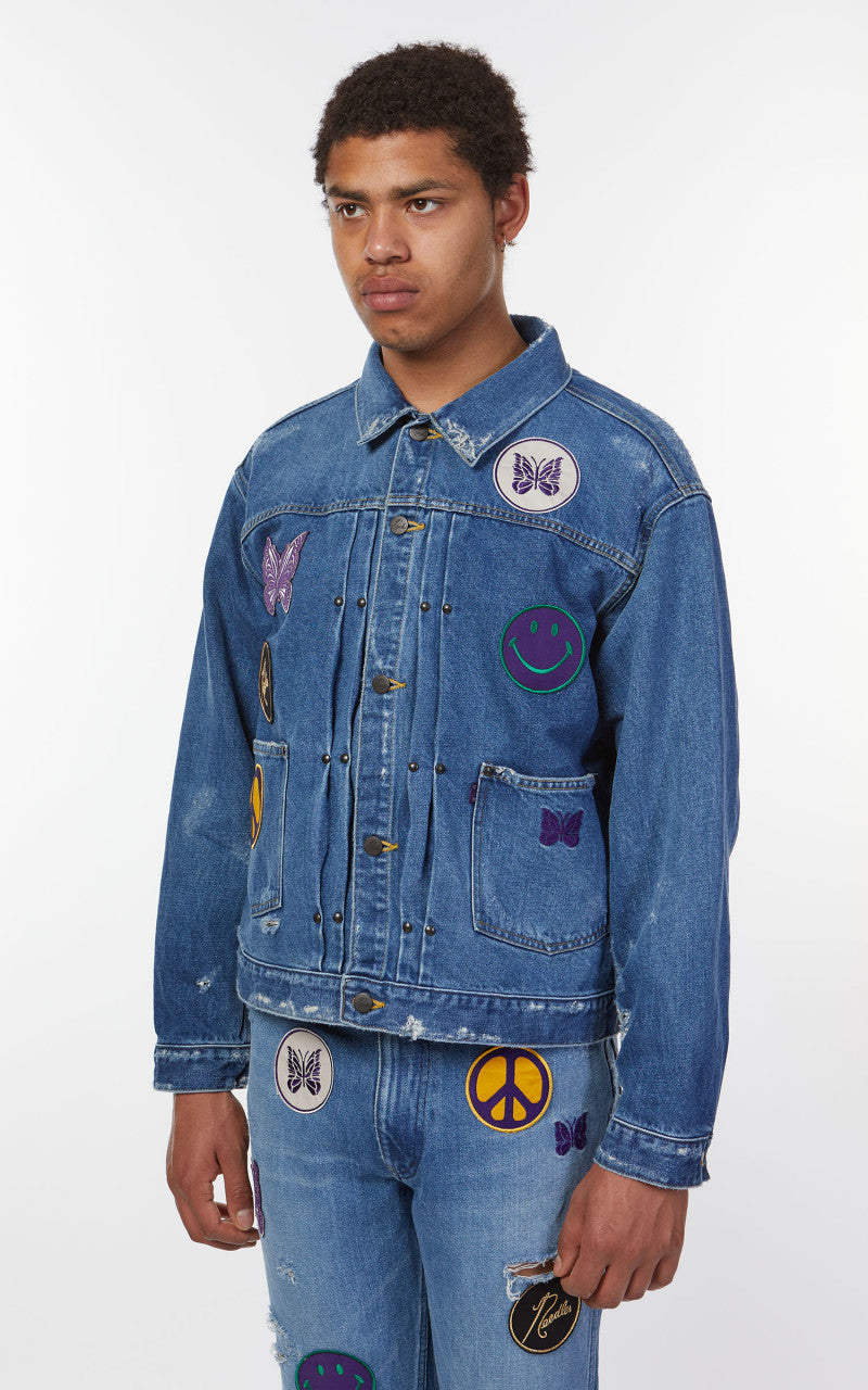 Needles Assorted Patches Jean Jacket Indigo
