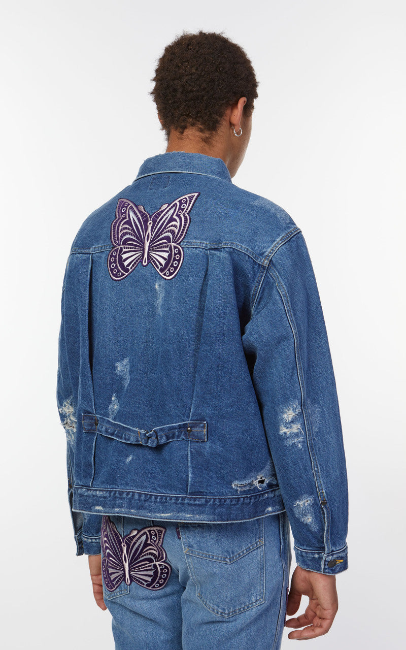 Needles Assorted Patches Jean Jacket Indigo