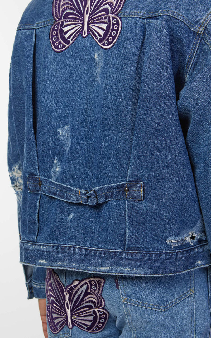 Needles Assorted Patches Jean Jacket Indigo