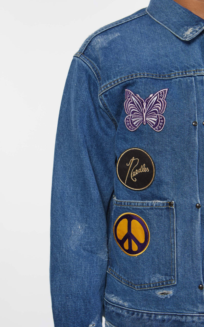 Needles Assorted Patches Jean Jacket Indigo