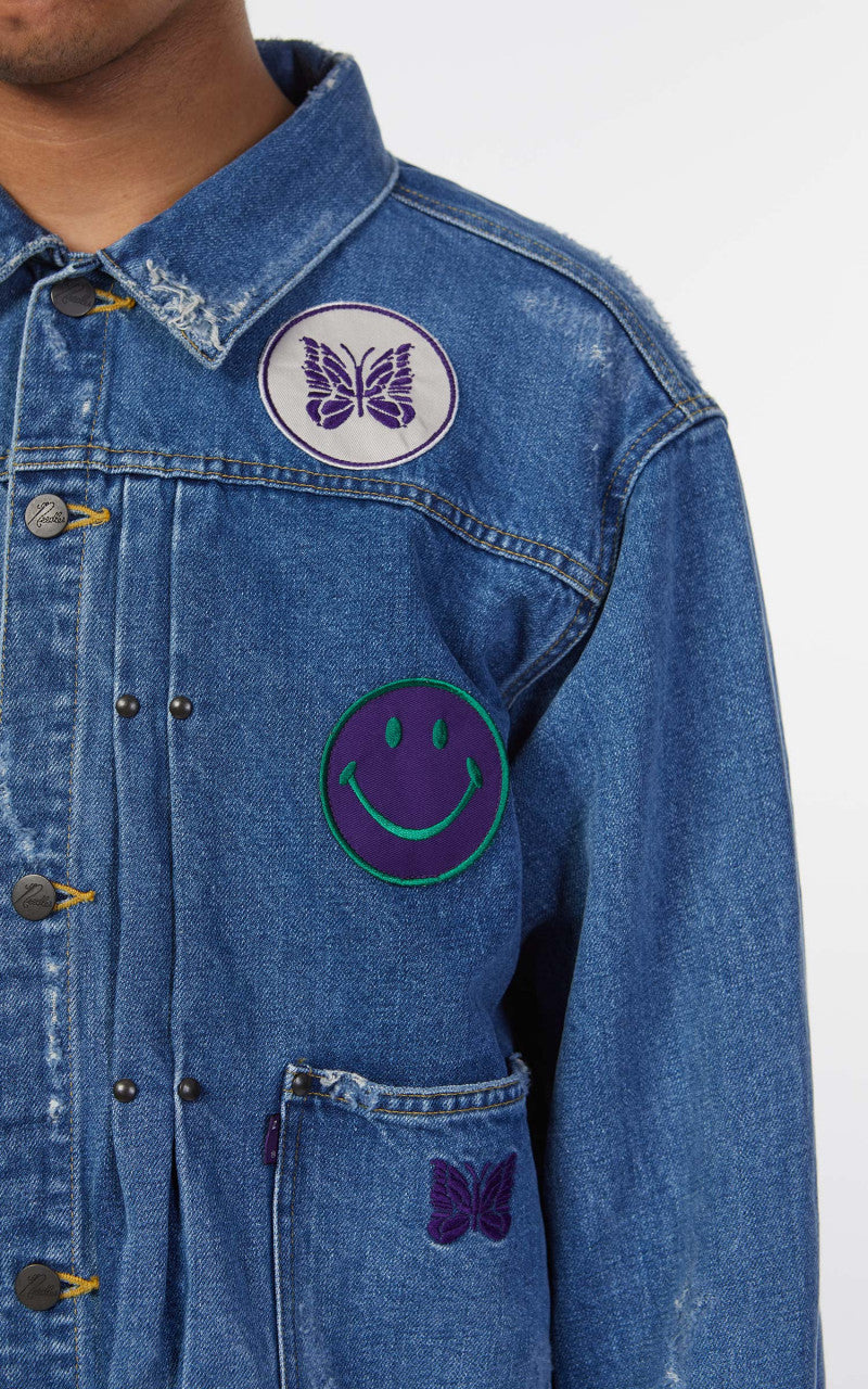Needles Assorted Patches Jean Jacket Indigo