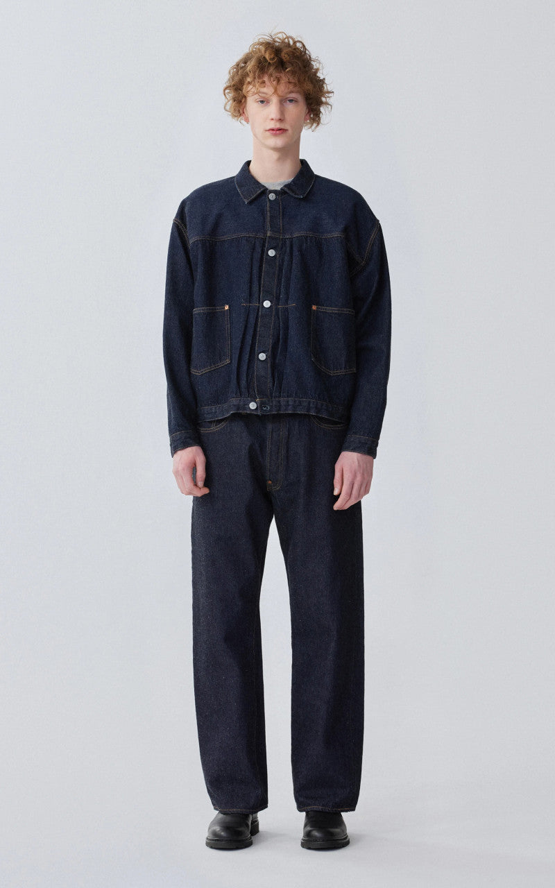 Kaptain Sunshine Denim Tracker 2P Jacket One Wash Indigo