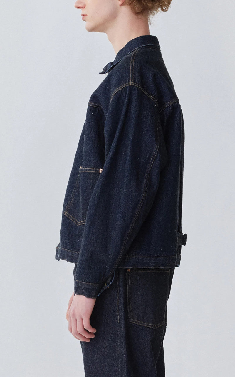 Kaptain Sunshine Denim Tracker 2P Jacket One Wash Indigo