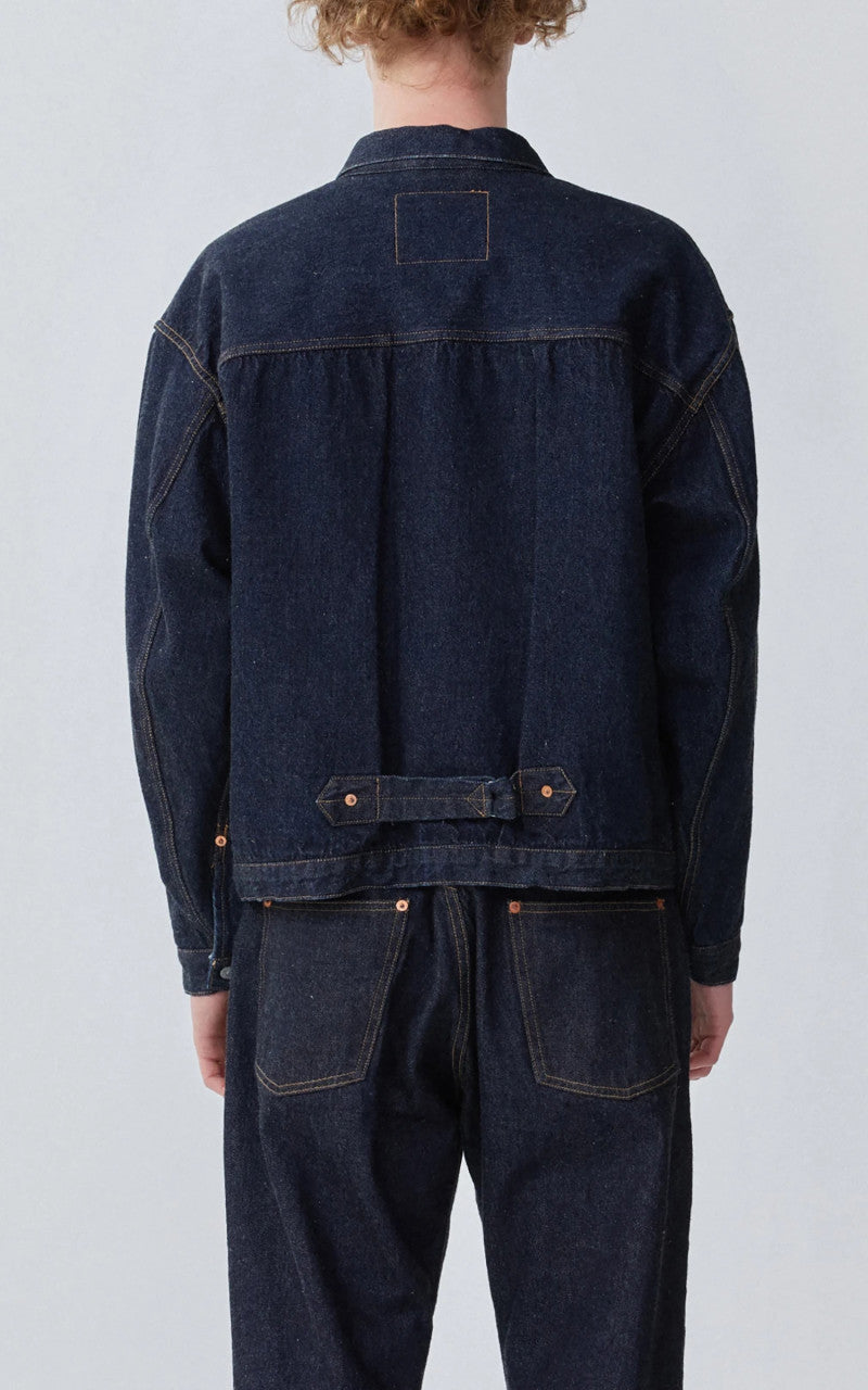 Kaptain Sunshine Denim Tracker 2P Jacket One Wash Indigo
