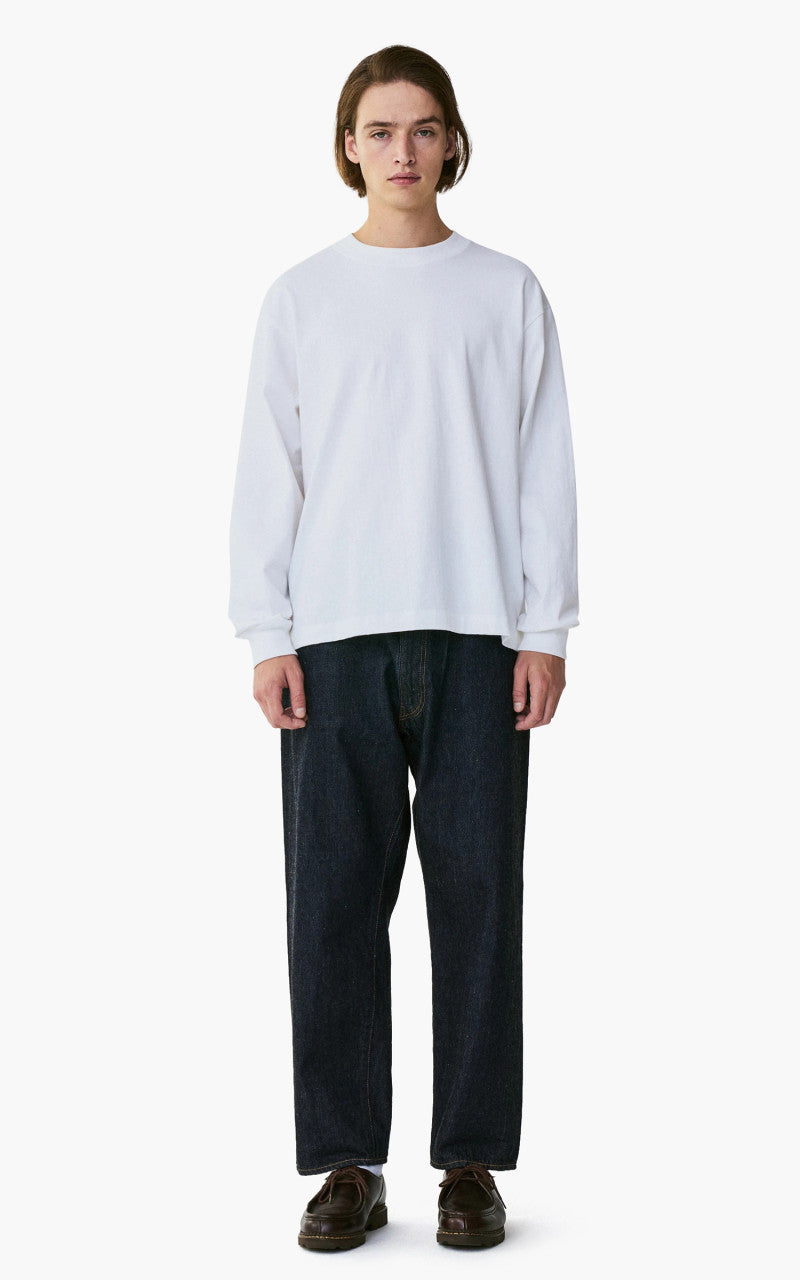 Kaptain Sunshine 5P Zipper Front Denim Pants Indigo One Wash