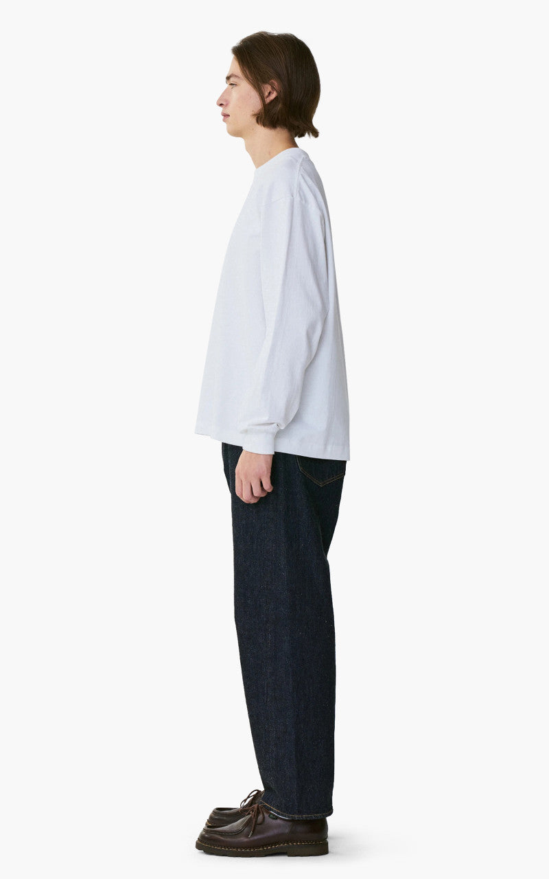 Kaptain Sunshine 5P Zipper Front Denim Pants Indigo One Wash