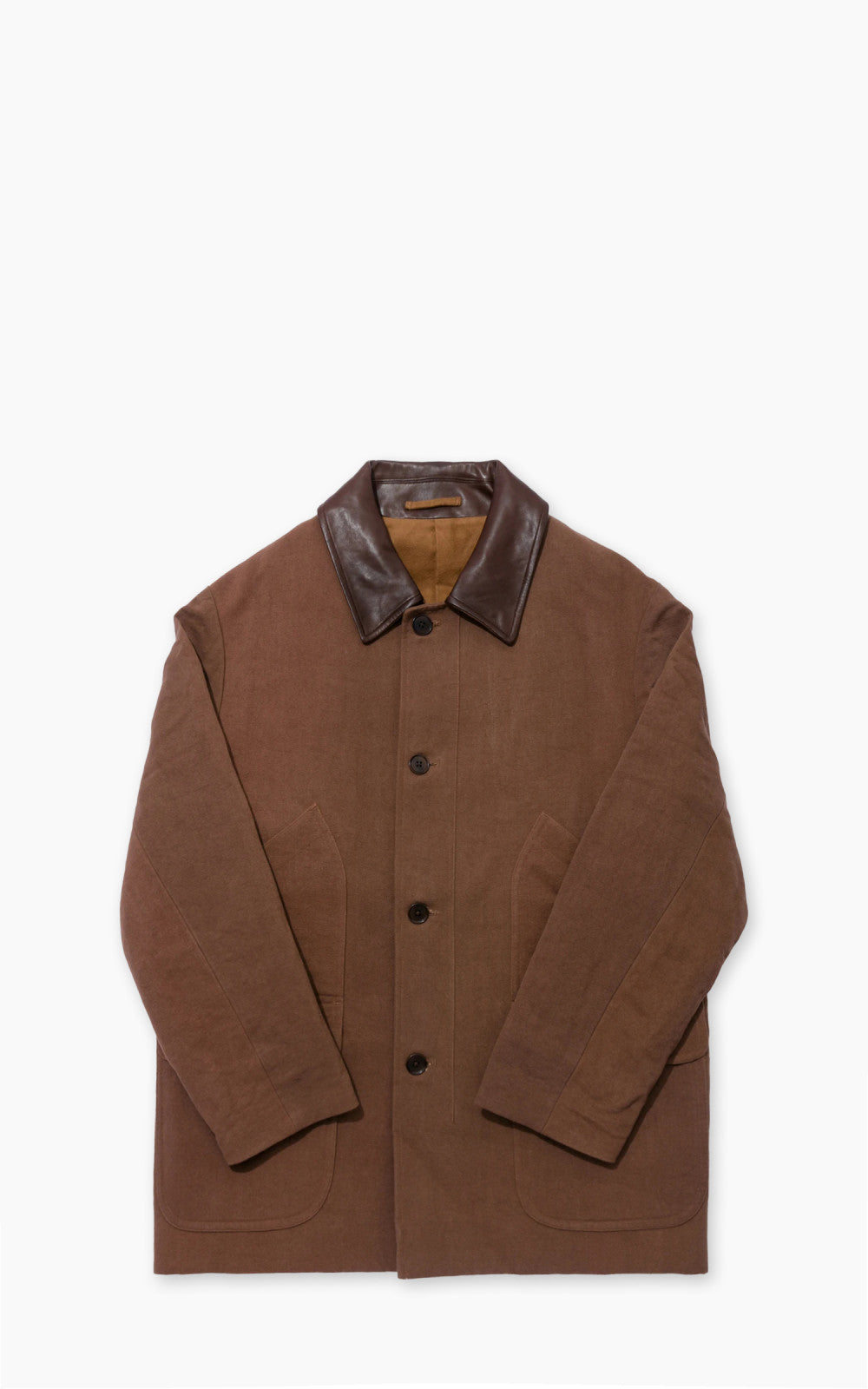 Kaptain Sunshine Cotton Hemp Work Coat Kakishibu