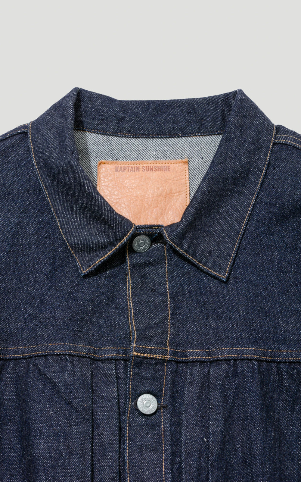 Kaptain Sunshine Denim Tracker 1P Jacket One Wash Indigo