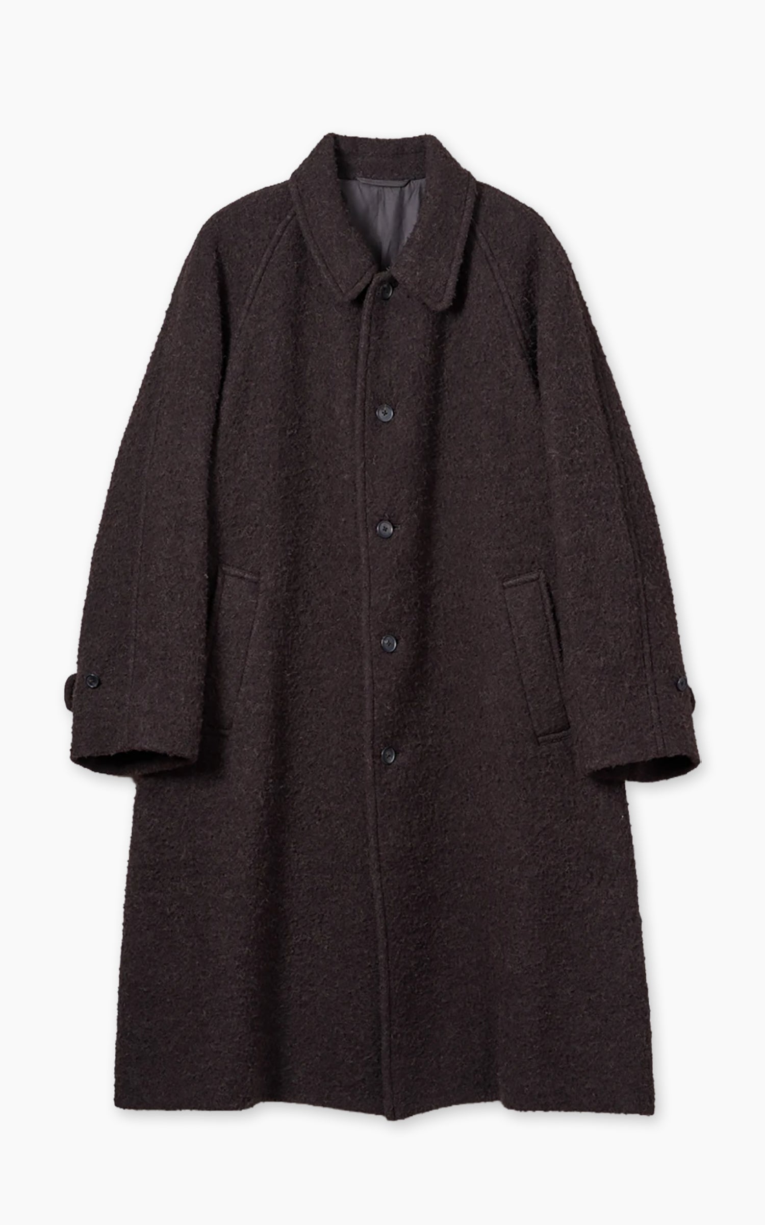 Kaptain Sunshine Cashmere Linen Walker Coat Navy