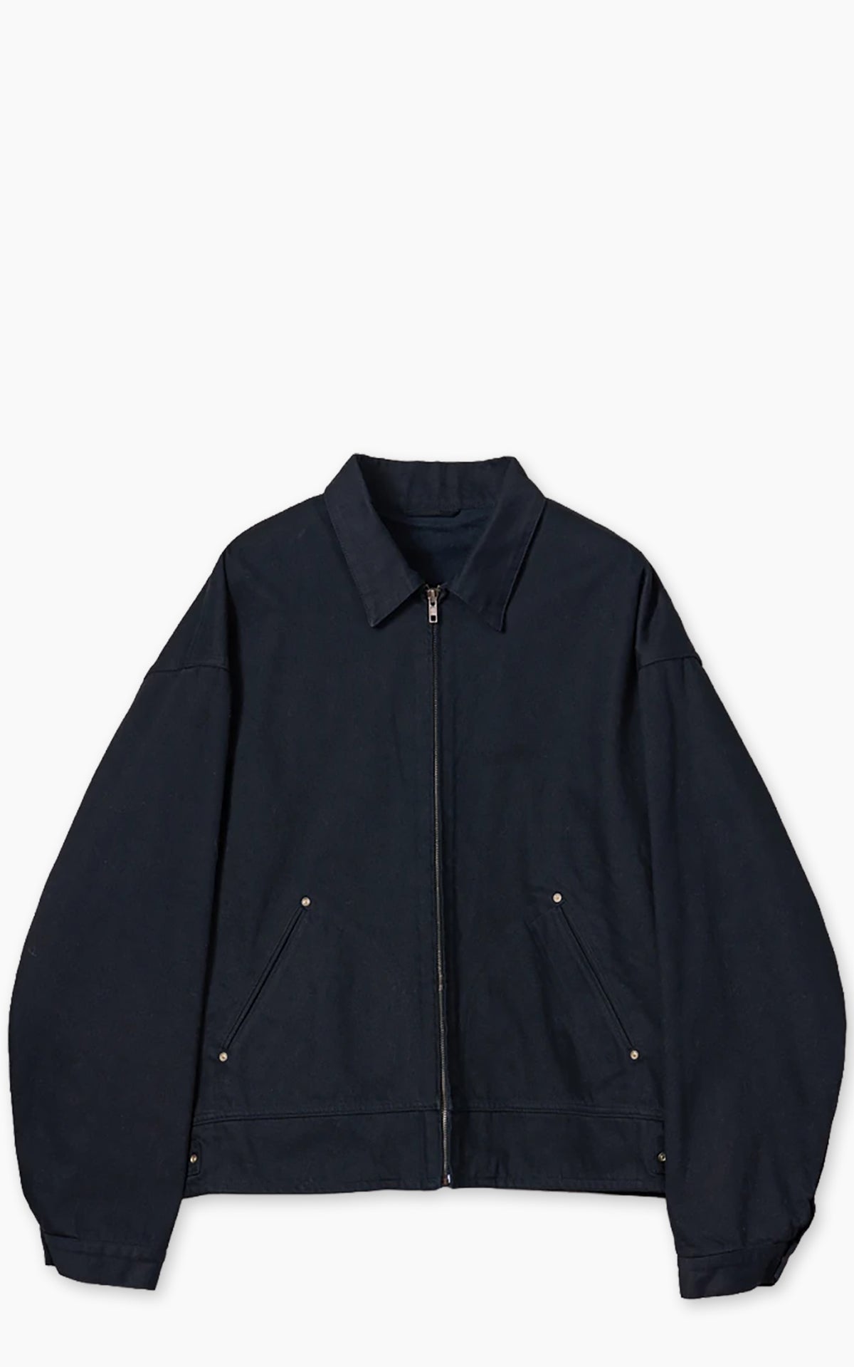 Kaptain Sunshine Dyed Denim Work Jacket Black
