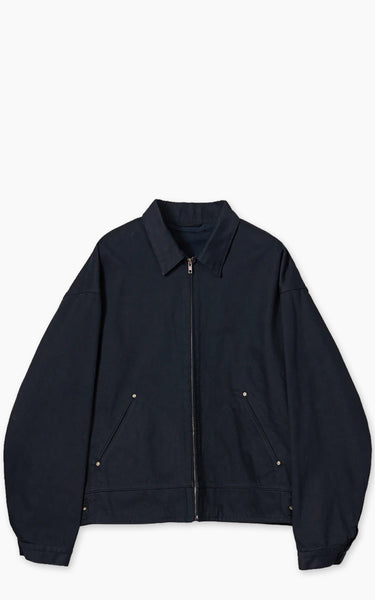 Kaptain Sunshine Dyed Denim Work Jacket Black