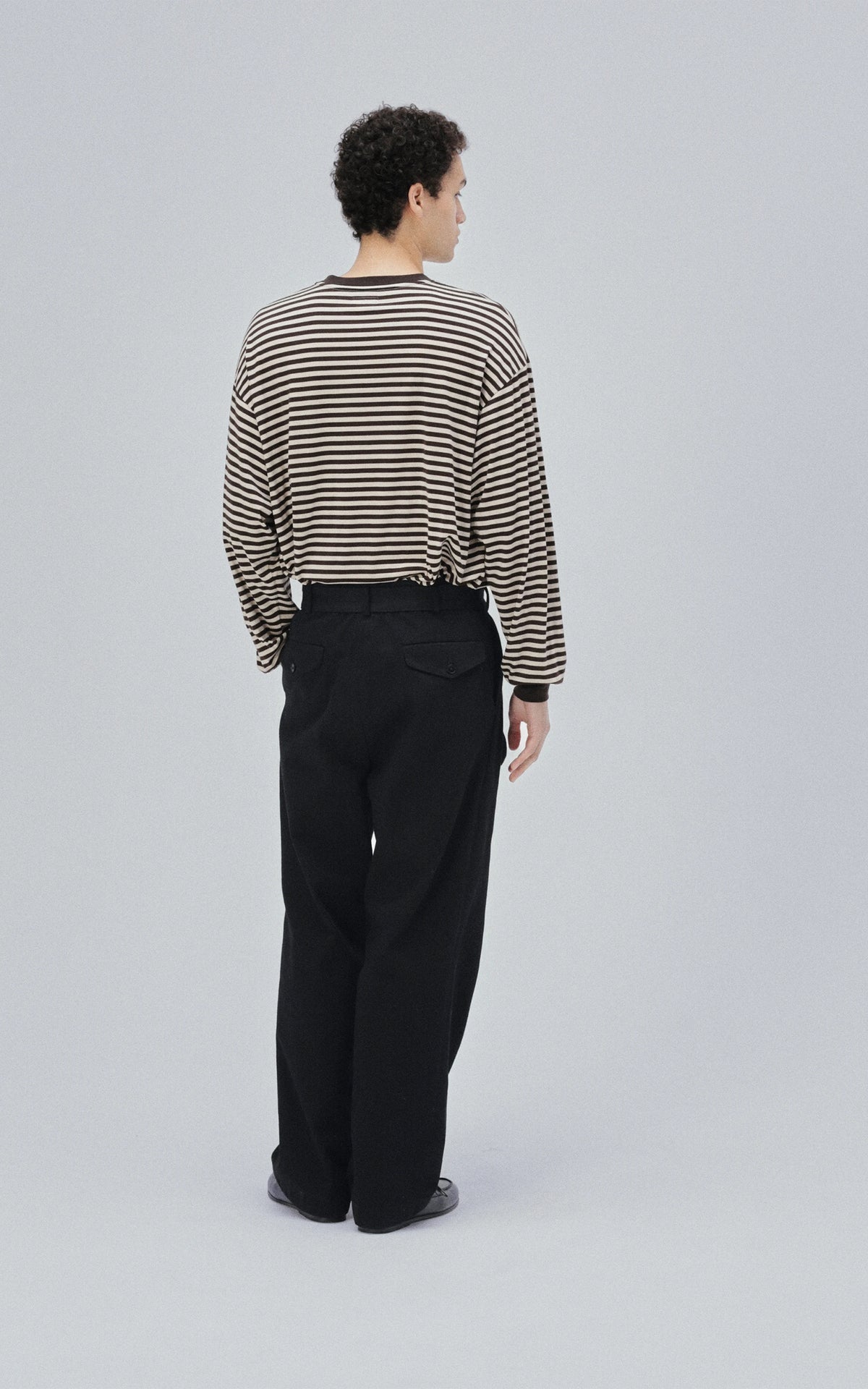 Kaptain Sunshine Dyed Denim Riviera Pants Black