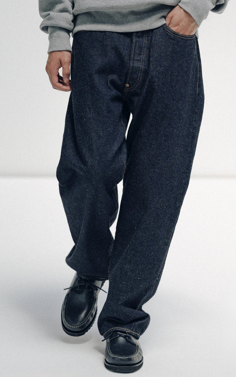 Kaptain Sunshine 1930 Straight Denim Pants One Wash Indigo